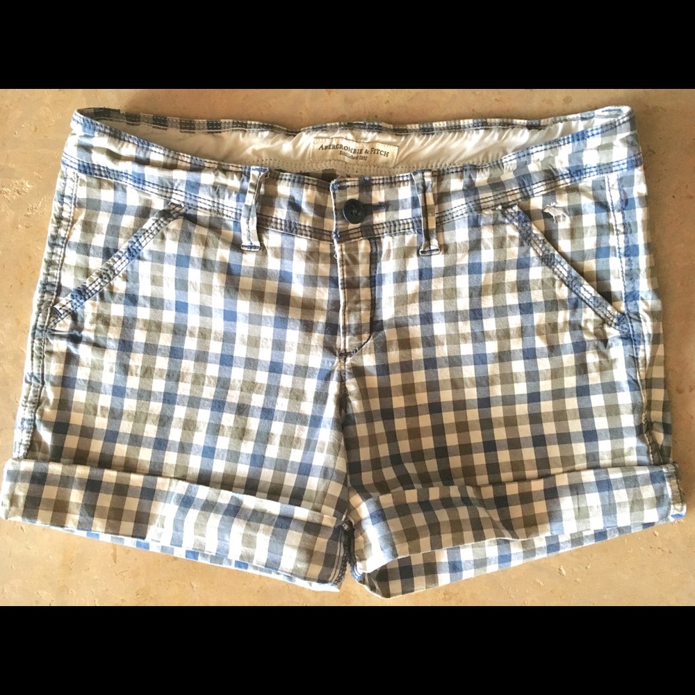 Abercrombie & Fitch Plaid Shorts Sz 4